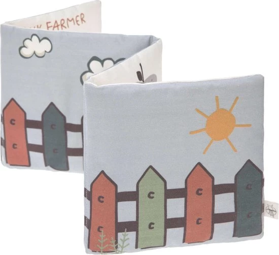 Lässig LÄSSIG Babyboekje Activity Soft Toy Book Tiny Farmer 4 Lässig LÄSSIG Babyboekje Activity Soft Toy Book Tiny Farmer - Afbeelding 2