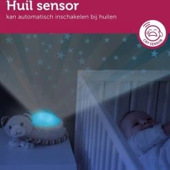 Zazu - Kiki De Kat - Luxe Plafonprojector Met Verschillende Soorten Muziek En Huilsensor - De Projector Bevat 3 Mooie Kleuren Om Een Prachtige Sterrenhemel Te Creeeren! -Goedkope muziekmobielen winkel 550x513 3