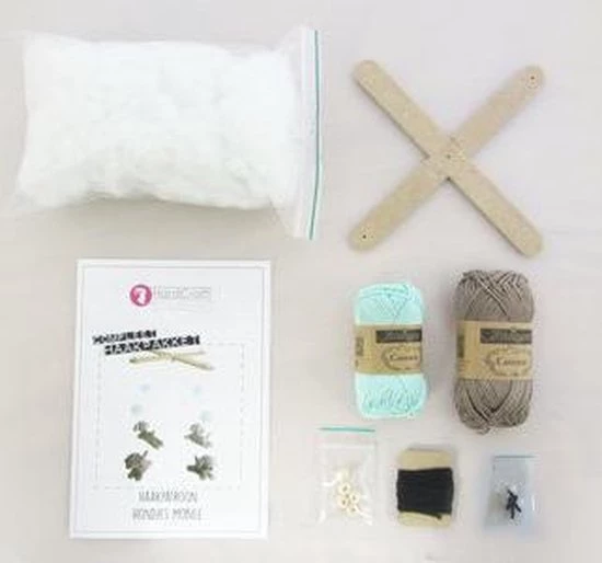 HardiCraft Mobiel Hondjes Haken (haakpakket) 5 HardiCraft Mobiel Hondjes Haken (haakpakket) - Afbeelding 3