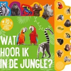 Onbekend Rebo Productions Geluidenboek Wat Hoor Ik In De Jungle Junior