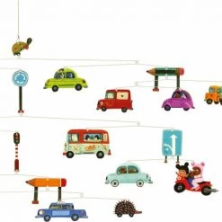 Djeco - DD04309 - Mobiel - Voertuigen - Traffic -Goedkope muziekmobielen winkel 550x519