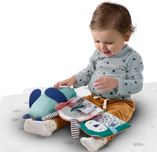 SES Tiny Talents - Family Hugs Fotoboekje - Baby Knisperboekje - Inclusief Spiegel En Fotovakjes 6 SES Tiny Talents - Family Hugs Fotoboekje - Baby Knisperboekje - Inclusief Spiegel En Fotovakjes - Afbeelding 4