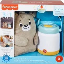 Fisher-Price Sluimerspeeltje Met Vuurvliegjes En Babybeer - Knuffel En Baby Projector -Goedkope muziekmobielen winkel 550x533 2