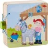 Frömelt, Ines Haba Babyboek Hout Manege Avonturen 14 Cm -Goedkope muziekmobielen winkel 550x537 3