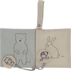 Snoozebaby Ontdek En Doe Boekje Whose Baby - 100% Organic Katoen - Nature Look -Goedkope muziekmobielen winkel 550x540 2