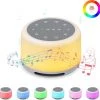 By Rosie White Noise Machine Met Bluetooth - Baby Projector - Slaaptrainer - Witte Ruis Baby - Slaaphulp - Slaap Geluidsmachine - Muziekdoosje - Nachtlamp LED Licht - Timerfunctie -Goedkope muziekmobielen winkel 550x541 5