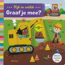 Katja Reider Deltas 'Kijk En Ontdek, Graaf Je Mee ' Kinderboek 0580726