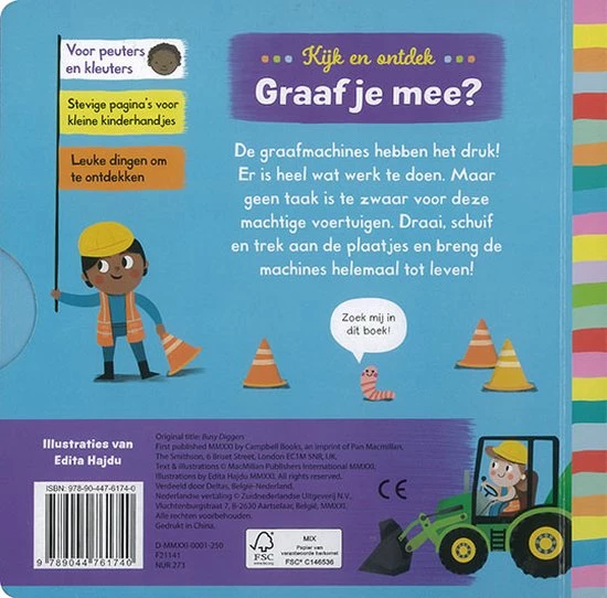 Katja Reider Deltas 'Kijk En Ontdek, Graaf Je Mee ' Kinderboek 0580726 4 Katja Reider Deltas 'Kijk En Ontdek, Graaf Je Mee ' Kinderboek 0580726 - Afbeelding 2