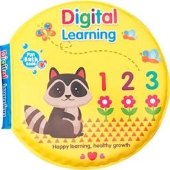 Babylove Babyboekje/ Knisperboekje/ Babyspeelgoed / Zwemband /Babybadboekjes Douchen Leren Speelgoed | Zwevend Boek | Waterdicht Kinderbad Voor Peuters/ Bath Book / Wasbeer