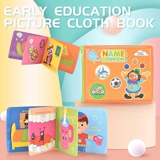Lovely Baby Babyboekje/ Babyborn/ Knisperboekje/ Babyspeelgoed / Zwemband/ Speelgoed Voor 3 Maanden-3 Jaar Oude Baby Jongens Meisjes Cadea/Babybadboekjes Douchen Leren Speelgoed | Zwevend Boek | Waterdicht Kinderbad Voor Peuters/ Bath Book / Name Cognition 6 Lovely Baby Babyboekje/ Babyborn/ Knisperboekje/ Babyspeelgoed / Zwemband/ Speelgoed Voor 3 Maanden-3 Jaar Oude Baby Jongens Meisjes Cadea/Babybadboekjes Douchen Leren Speelgoed | Zwevend Boek | Waterdicht Kinderbad Voor Peuters/ Bath Book / Name Cognition - Afbeelding 4