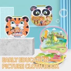 Lovely Baby Babyboekje/ Knisperboekje/ Babybadboekje /zwemband/ Speelgoed Voor 3 Maanden-3 Jaar Oude Baby Jongens Meisjes Cadea/Babybadboekjes Douchen Leren Speelgoed | Zwevend Boek | Waterdicht Kinderbad Voor Peuters/ Bath Book / Panda -Goedkope muziekmobielen winkel 550x550 202