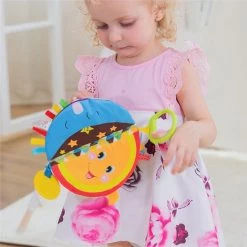 Happy Monkey Baby Bijtring/ Bijtring Boek/bijtring /baby Speelgoed/ Kraamcadeau/sinterklaas/schoencadeautjes Sinterklaas/ Kerstcadeau/ Kinderboekenweek/ Kraamcadeau/ Sinterklaas/ Bijtspeelgoed/babyshower /baby Speelgoed/ Baby Boekje/ Sky Series -Goedkope muziekmobielen winkel 550x550 253