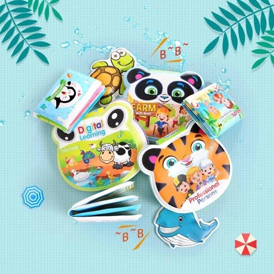 Lovely Baby Babyboekje/ Knisperboekje/ Babyspeelgoed /zwemband/Babybadboekjes Douchen Leren Speelgoed | Zwevend Boek | Waterdicht Kinderbad Voor Peuters/ Bath Book / Tijger 5 Lovely Baby Babyboekje/ Knisperboekje/ Babyspeelgoed /zwemband/Babybadboekjes Douchen Leren Speelgoed | Zwevend Boek | Waterdicht Kinderbad Voor Peuters/ Bath Book / Tijger - Afbeelding 3