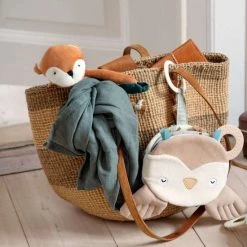 Stoffen Babyboekje Uil Van Sebra -Goedkope muziekmobielen winkel 550x550 313