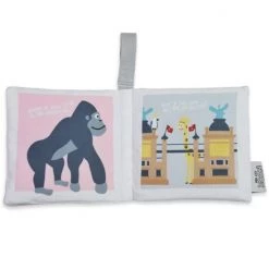 NOOX City Kids Zacht Babyboekje Antwerpen - In Mooie Geschenkverpakking - Fairly Made - Duurzaam En Origineel Kraamcadeau -Goedkope muziekmobielen winkel 550x550 315