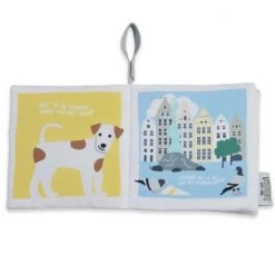 NOOX City Kids Zacht Babyboekje Antwerpen - In Mooie Geschenkverpakking - Fairly Made - Duurzaam En Origineel Kraamcadeau -Goedkope muziekmobielen winkel 550x550 316