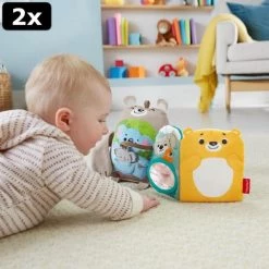 2x Fisher-Price Knuffelbaar Activiteiten Boekje Baby - Baby Speelgoed -Goedkope muziekmobielen winkel 550x550 327