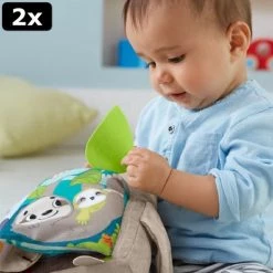 2x Fisher-Price Knuffelbaar Activiteiten Boekje Baby - Baby Speelgoed -Goedkope muziekmobielen winkel 550x550 329