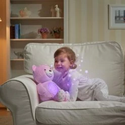 Chicco First Dreams Knuffel Beer Projector - Roze -Goedkope muziekmobielen winkel 550x550 356