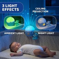 Chicco Next 2 First Dreams Stars Projector - Blauw -Goedkope muziekmobielen winkel 550x550 364