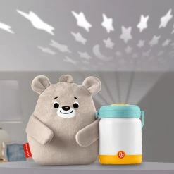 Fisher-Price Sluimerspeeltje Met Vuurvliegjes En Babybeer - Knuffel En Baby Projector -Goedkope muziekmobielen winkel 550x550 389