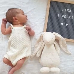 Knuffel Humming Friend Cream | Moonie -Goedkope muziekmobielen winkel 550x550 399