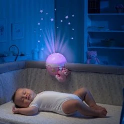 Chicco Next 2 First Dreams Stars Projector - Roze -Goedkope muziekmobielen winkel 550x550 415