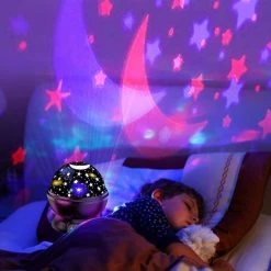 EZMarkt Sterren Projector Voor Baby's - Galaxy Projector - Roze - USB En Batterijen -Goedkope muziekmobielen winkel 550x550 428