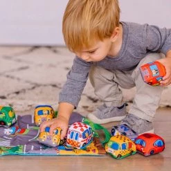 Allerion® Allerion Speelmat Met Autootjes – Opvouwbaar – Met 9 Pluche Autootjes – Inclusief Hengsels – Vanaf 0 Jaar -Goedkope muziekmobielen winkel 550x550 51