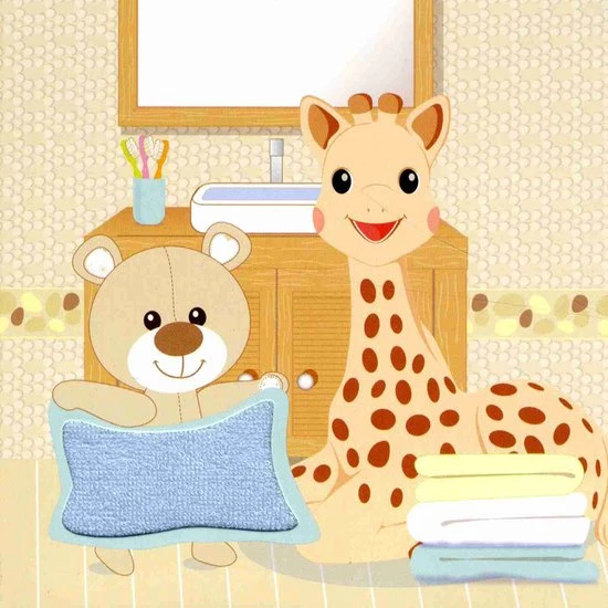 Sophie De Giraf Baby Voelboekje: Welterusten, Sophie. 0+ 7 Sophie De Giraf Baby Voelboekje: Welterusten, Sophie. 0+ - Afbeelding 5