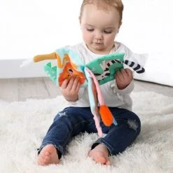 SES Tiny Talents - Sensory Soft Dierenstaarten Boek - Baby Boekje Stof - Knisperboekje -Goedkope muziekmobielen winkel 550x550 85