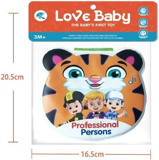 Lovely Baby Babyboekje/ Knisperboekje/ Babyspeelgoed /zwemband/Babybadboekjes Douchen Leren Speelgoed | Zwevend Boek | Waterdicht Kinderbad Voor Peuters/ Bath Book / Tijger 4 Lovely Baby Babyboekje/ Knisperboekje/ Babyspeelgoed /zwemband/Babybadboekjes Douchen Leren Speelgoed | Zwevend Boek | Waterdicht Kinderbad Voor Peuters/ Bath Book / Tijger - Afbeelding 2