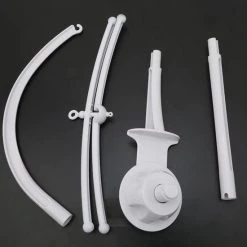 WiseGoods - Mobiel Met Rammelaar Baby - Wieg Houder Arm Beugel Set - Carrousel - 360 Graden Roterende Wieg Klem -Goedkope muziekmobielen winkel 550x551