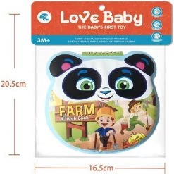 Lovely Baby Babyboekje/ Knisperboekje/ Babybadboekje /zwemband/ Speelgoed Voor 3 Maanden-3 Jaar Oude Baby Jongens Meisjes Cadea/Babybadboekjes Douchen Leren Speelgoed | Zwevend Boek | Waterdicht Kinderbad Voor Peuters/ Bath Book / Panda -Goedkope muziekmobielen winkel 550x551 7