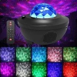 Merkloos Sterrenprojector Bluetooth - Sterrenlamp -Goedkope muziekmobielen winkel 550x555 3