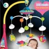 Merkloos Kleurvolle Baby Muziek Mobiel Met Afstandsbediening En Sterren Projector -Goedkope muziekmobielen winkel 550x558