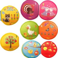 Babylove Babyboekje/ Knisperboekje/ Babyspeelgoed / Zwemband /Babybadboekjes Douchen Leren Speelgoed | Zwevend Boek | Waterdicht Kinderbad Voor Peuters/ Bath Book / Wasbeer -Goedkope muziekmobielen winkel 550x559 1