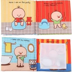 Grow Up Tree Baby Speelgoed 0 Jaar/knisperboekje/ Kerstcadeau/ Pasgeboren Vroeg Leren Ontwikkelen Cognize Lezen Puzzel /Boek Speelgoed /Baby Rustig Boek Voor Kinderen/ Boek Voor Kinderen/ It's Bath Time -Goedkope muziekmobielen winkel 550x568