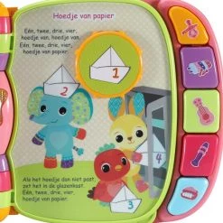 VTech Baby Dierenvriendjes Liedjesboek - Cadeau - Interactief Speelgoed - 3 Tot 36 Maanden - Roze -Goedkope muziekmobielen winkel 550x571