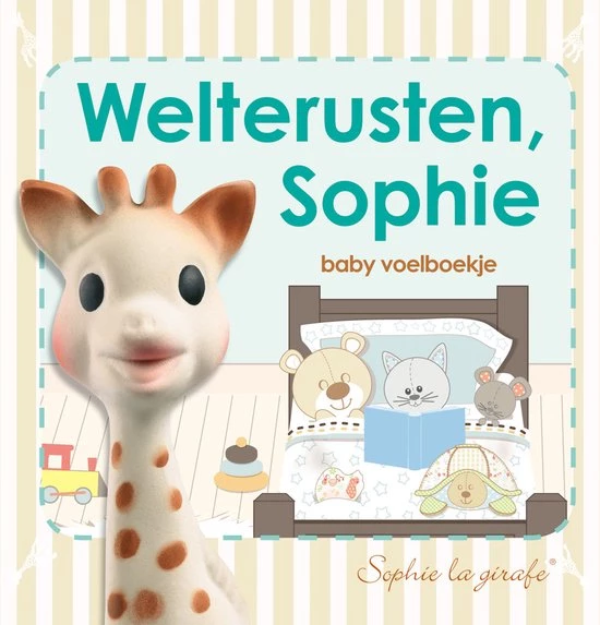 Sophie De Giraf Baby Voelboekje: Welterusten, Sophie. 0+ 3 Sophie De Giraf Baby Voelboekje: Welterusten, Sophie. 0+