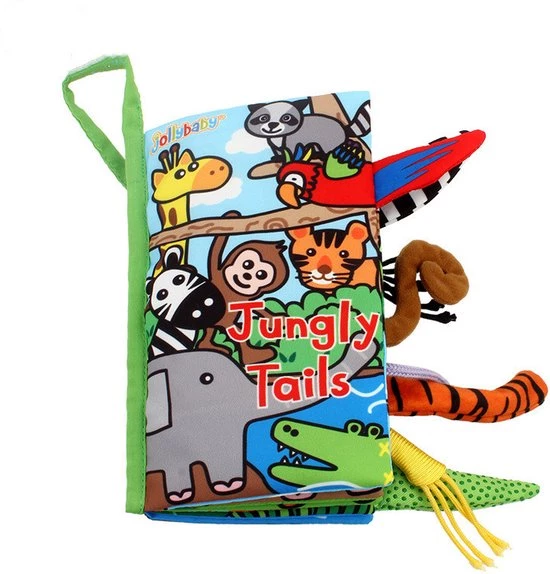 Jollybaby Baby Speelgoed/knisperboekje /baby Born/boek Voor Kinderen/ /Educatief Baby Speelgoed /Zacht Baby Boek /Zacht Speelgoed/Speelgoed Voor Baby/ Speelgoed Voor Kinderen/ "Jungle Tails" Thema 3 Jollybaby Baby Speelgoed/knisperboekje /baby Born/boek Voor Kinderen/ /Educatief Baby Speelgoed /Zacht Baby Boek /Zacht Speelgoed/Speelgoed Voor Baby/ Speelgoed Voor Kinderen/ "Jungle Tails" Thema