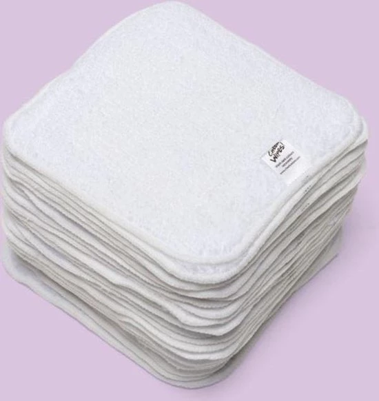 Cheeky Wipes Babydoekjes - Premium Katoen- 25 Stuks - Wit 3 Cheeky Wipes Babydoekjes - Premium Katoen- 25 Stuks - Wit