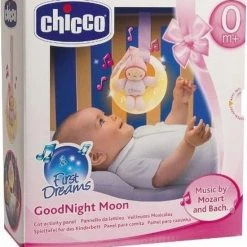 Chicco Goedenacht Maan - Roze -Goedkope muziekmobielen winkel 550x588 3