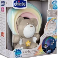 Chicco Projector Rainbow Bear Neutral -Goedkope muziekmobielen winkel 550x594 3