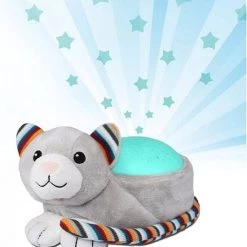 Zazu - Kiki De Kat - Luxe Plafonprojector Met Verschillende Soorten Muziek En Huilsensor - De Projector Bevat 3 Mooie Kleuren Om Een Prachtige Sterrenhemel Te Creeeren! -Goedkope muziekmobielen winkel 550x598 1