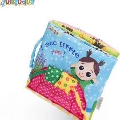 Jollybaby Baby Speelgoed/ Schoencadeautjes Sinterklaas/Educatief Baby Speelgoed /sinterklaas/ Kerstcadeau/Zacht Baby Boek /vakantieboek Voor Kinderen/Zacht Speelgoed/Speelgoed Voor Baby/ Speelgoed Voor Kinderen/baby Boekje/ "I See Little You" Thema