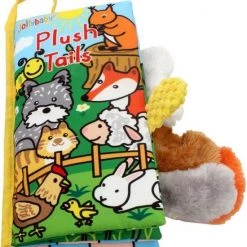 Jollybaby Baby Speelgoed/knisperboekje/kerstcadeau/ Educatief Baby Speelgoed /Zacht Baby Boek /Zacht Speelgoed/Speelgoed Voor Baby/ Speelgoed Voor Kinderen/ "Plush Tails" Thema