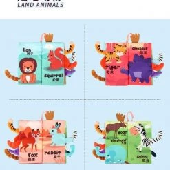 Lovely Baby Babyboekje /Babyspeelgoed / Baby Born/boek Voor Kinderen/Speelgoed Voor 3 Maanden -3 Jaar Oude Baby Jongens Meisjes Cadea/Babyboekjes Leren Speelgoed /baby Book/ Bath Book / Forest Land Animals -Goedkope muziekmobielen winkel 550x613 2