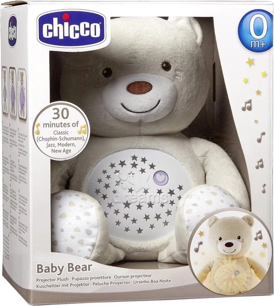 Chicco First Dreams Projector-beer-grijs 3 Chicco First Dreams Projector-beer-grijs