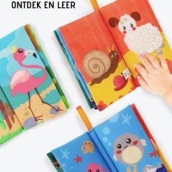 Tumama® Knisperboekje Baby Eerste Jaar “Dieren Vachten“ Voelboekje - Sinterklaas Kerst Cadeau - Educatief Voel Knisper Boek Speelgoed -Goedkope muziekmobielen winkel 550x648 1